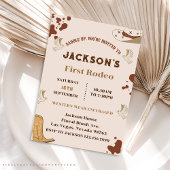 Mijn eerste Rodeo Cowboy 1e verjaardag Kaart