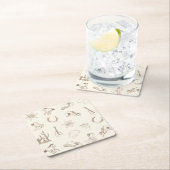 Mijn eerste Rodeo Cowboy verjaardag neutraal Kartonnen Onderzetters (Insitu)