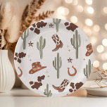 Mijn eerste Rodeo Cowboy Wild West verjaardagsfees Papieren Bordje<br><div class="desc">Mijn eerste Rodeo Cowboy Wild west verjaardagsfeestje Papieren Borden Overeenkomende items beschikbaar.</div>