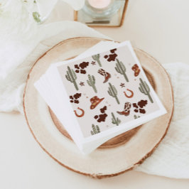 Mijn eerste Rodeo Cowboy Wild West verjaardagsfees Servet