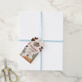 Mijn eerste Rodeo CowboyBedankt voor je verjaardag Cadeaulabel (Met Touw)