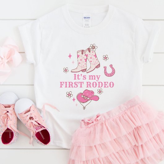 Mijn Eerste Rodeo Cowgirl 1e Verjaardag Western