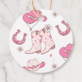 Mijn eerste Rodeo Cowgirl Bedankt Bedankjes Labels (Achterkant)