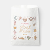 Mijn eerste Rodeo Disco Cowgirl 1e verjaardagsfees Bedankzakje (Voorkant)