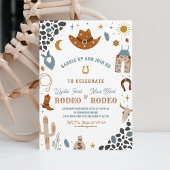 Mijn eerste Rodeo Joint Cowboy Southwestern verjaa Kaart