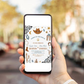 Mijn eerste Rodeo Joint Cowboy Southwestern verjaa Kaart