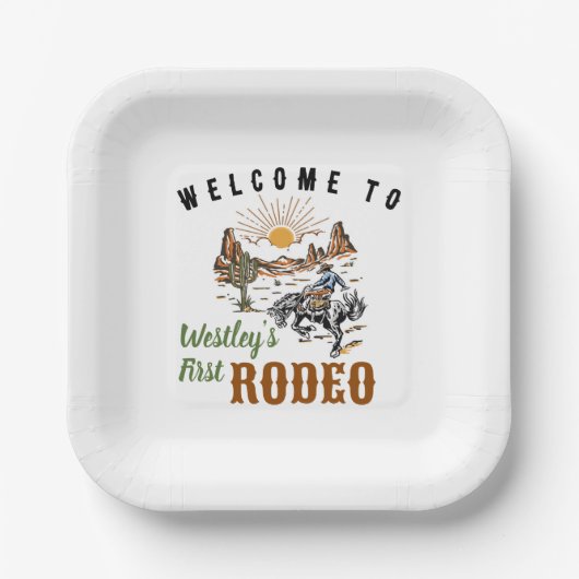 Mijn eerste Rodeo Paper Bord (Voorkant)