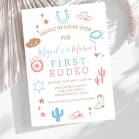 Mijn Eerste Rodeo Southern Twins Cowboy Verjaardag