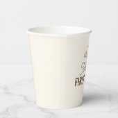 Mijn eerste rodeo-verjaardag gepersonaliseerd neut papieren bekers (Rechts)