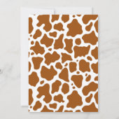 Mijn eerste Rodeo-verjaardag western Kaart (Achterkant)