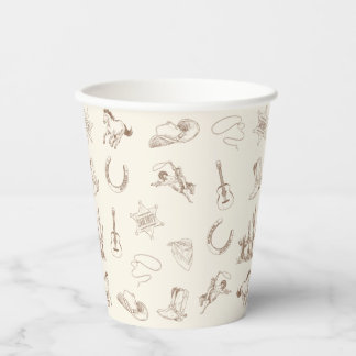 Mijn eerste Rodeo verjaardagsfeestje Papieren Bekers