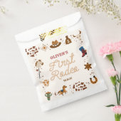 Mijn eerste Rodeo Western Cowboy 1st Birthday Part Bedankzakje (Gezegeld)