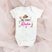 Mijn eerste Rodeo Westerne Cowboy 1 eerste verjaar Romper