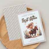 Mijn eerste Rodeo Wild West Cowboy verjaardag Kaart