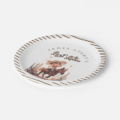 Mijn eerste Rodeo Wild West Cowboy verjaardag Papieren Bordje (Gekanteld)