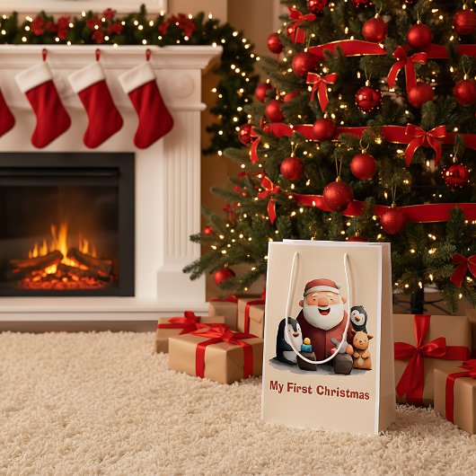 Mijn eerste Schattigee kerstman & dieren Medium Cadeauzakje