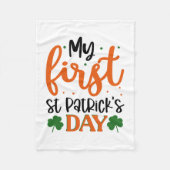 Mijn eerste ST Patrick S Day Fleece Deken (Voorkant)