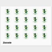 Mijn eerste St. Patrick’s Day ☘️ Ronde Sticker (Vel)