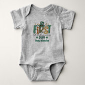 Mijn eerste St Patricks dag Fun Baby Gift Irish Cl Romper (Voorkant)