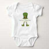 "Mijn eerste St. Patrick's Dag" op maat gemaakt Romper (Voorkant)