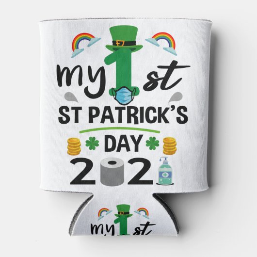Mijn eerste St. Patricks Day 2021 Outfit Baby Blikjeskoeler (Voorkant)