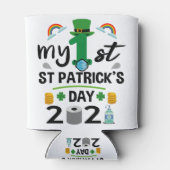Mijn eerste St. Patricks Day 2021 Outfit Baby Blikjeskoeler (Achterkant)