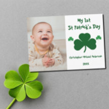 Mijn eerste St. Patrick's Day Baby Foto