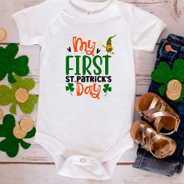 Mijn eerste St Patricks Day Gnome Romper