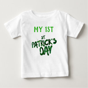 Mijn eerste St. Patrick's Day Green Typografie