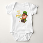 Mijn eerste St. Patrick's Day Leprechaun pot met g Romper (Voorkant)