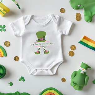 Mijn eerste St. Patrick's Day op maat voor meisjes Romper