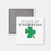 Mijn eerste St. Patrick's Day St. Patrick's Day Gr Magneet (Voorkant / Achterkant)