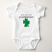 Mijn eerste St. Patrick's Day St. Patrick's Day Gr Romper (Voorkant)