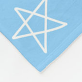 Mijn Eerste Sterren (Blauw) Fleece Deken (Hoek)