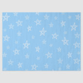 Mijn Eerste Sterren (Blauw) Tissuepapier (Voorkant)