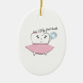 Mijn eerste tand keramisch ornament (Voorkant)