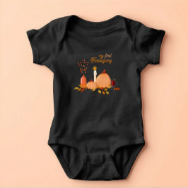 Mijn eerste Thanksgiving Baby Bodysuit