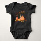 Mijn eerste Thanksgiving Baby Bodysuit (Voorkant)