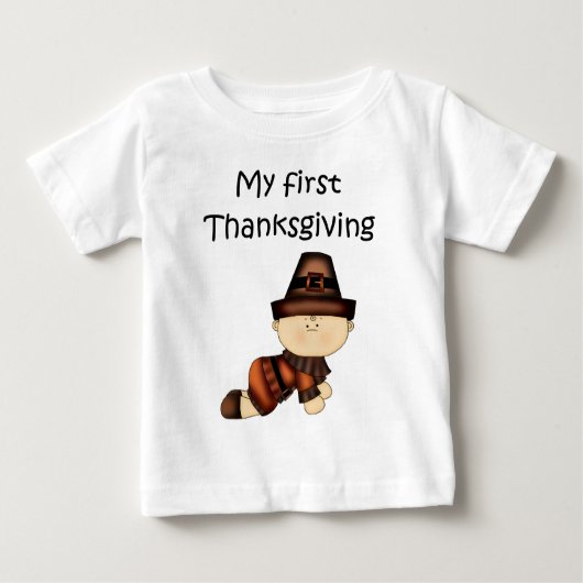 Mijn eerste Thanksgiving Boy #2 *T-shirt* (Voorkant)