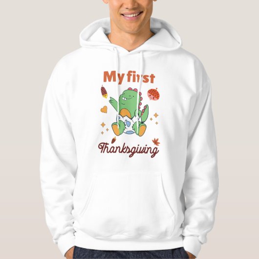 Mijn eerste Thanksgiving Hoodie (Voorkant)