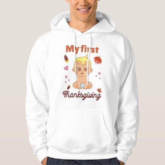 Mijn eerste Thanksgiving Hoodie (Voorkant)