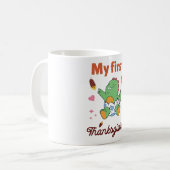 Mijn eerste Thanksgiving Koffiemok (Voorkant links)