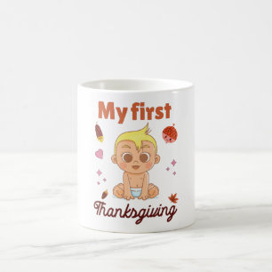 Mijn eerste Thanksgiving Koffiemok