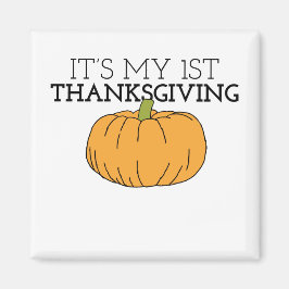 Mijn eerste Thanksgiving pompoen voor kinderenBeda Magneet