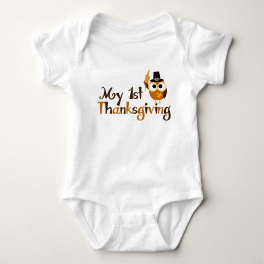Mijn eerste Thanksgiving Romper (Voorkant)