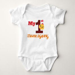 Mijn eerste Thanksgiving Schattigee Little Turkey  Romper