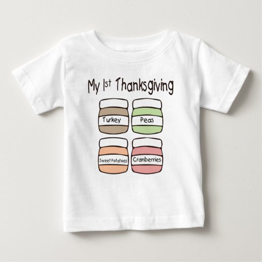 Mijn eerste Thanksgiving T-Shirt (Voorkant)