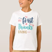 Mijn eerste Thanksgiving T-shirt (Voorkant)