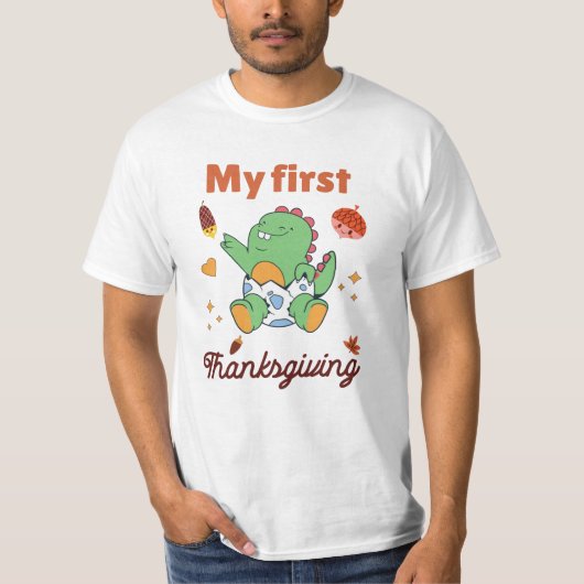 Mijn eerste Thanksgiving T-shirt (Voorkant)