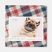 Mijn eerste thuis voor altijd geplakt huisdier fot magneet (Voorkant)